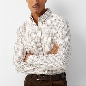 Autumnal Tattersall Viyella Long Sleeve Shirt